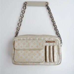 Preowned Louis Vuitton Mini Lin Shine Mckenna Shoulder Bag